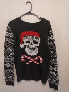 Pirate Skull Santa Christmas Sweater